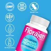 Florajen Triple Action Women's Probiotic, Adult Immune Support & Digestive Supplement, 30 Count