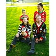 thumbnail image 4 of Socal Look Festive Ugly Christmas Sweater, Long Sleeve V-Neck Acrylic Holiday Cardigan, 3XL, 4 of 11