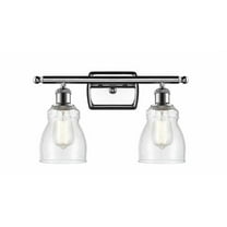 516-2W-PC-G394 Innovations Lighting Ellery - 2 Light Bath Vanity In Nautiical Style-9 Inches Tall and 16 Inches Wide-Polished Chrome Finish-Seedy