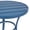 Navy Blue, variant on UBesGoo 20" Metal Outdoor Coffee Table - Round 3-Leg Patio Side Table for Garden, Deck & Indoor, Black
