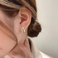 thumbnail image 5 of Shell Earrings with Diamond Earrings, Color: EH1229 EH1229, 5 of 5