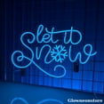 thumbnail image 4 of Glowneon Let It Snow Neon Sign, Let It Snow Led Sign, Snowflake Neon Light, Christmas Decor, 4 of 5
