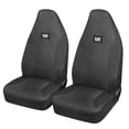 thumbnail image 7 of CAT Semi Truck Seat Covers, Breathable Mesh Universal Fit, Black, 7 of 7