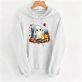 thumbnail image 6 of PNTUTB Halloween Women's Sweatshirt Long Sleeve Hoodie Drawstring Pullover Cute Print Fall Winter Casual Comfort Trendy Versatile Top with Pocket, 6 of 7