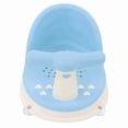 thumbnail image 3 of Silla de ducha para bebés plegable, suave, con asa desmontable, PP, resistente a la piel, para baño, color azul cielo, 3 of 14