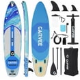 thumbnail image 1 of 10.6 FT or 11 FT Inflatable Paddle Board - Wide Stable SUP with Non Slip Deck and Complete Accessories Package, 1 of 7