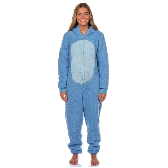 Disney Winnie The Pooh Adult Eeyore Sherpa Cosplay Costume Union Suit Pajama S