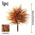 thumbnail image 3 of Paquete de Hierba de Pampa Artificial y Hoja Persa | Follaje de helecho de plástico realista de 60 cm | Decoración moderna para el hogar y la oficina de larga duración y sin mantenimiento | Acento, 3 of 8