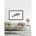 thumbnail image 5 of "Sea Bass Solitaire" Framed Painting Print, 5 of 5