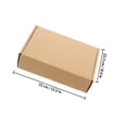 Rectangular White Paper Boxes YSNOOWE Rectangular Paper Boxes, 15-Pack Kraft Cardboard for Floral ...
