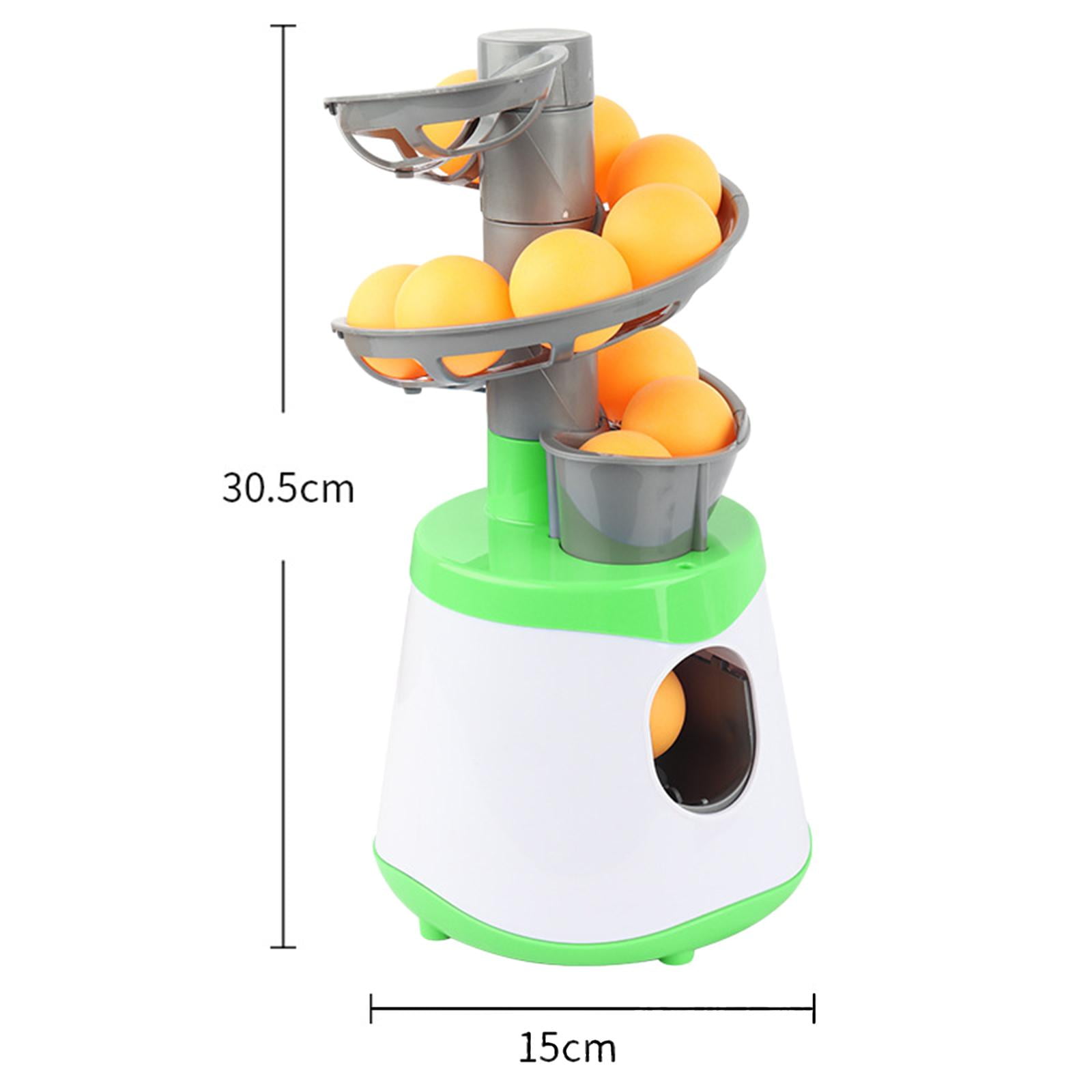 Axioma Green Table Tennis Robot for Play Solo Ball Launcher PingPong Practicing Outdoor