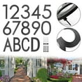thumbnail image 6 of 12" black house number with numbers/letters for outdoor decoration 5, 6 of 7