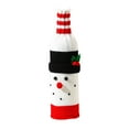 thumbnail image 2 of Juego de Botellas de Vino de Navidad Xihbxyly Muñeco Anciano de Tela tejida Accesorios de Escritorio, 2 of 6