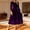czb# Purple288, variant on CUZIBR Women Elegant Velvet Dresses High Waist Solid Color Long Sleeve Crewneck Pleated Dress Cozy Fashionable Formal Evening Gown Party Wear,Green,S