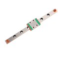 thumbnail image 3 of Miniature Linear Rail Guide Rail 9mm Width Slide Block, Small Size, Lightweight, 4 Point Contact Design, Ball Retainer, Lubrication System, Automatic Equipment, 3 of 7