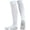 White, variant on Kids Soccer Socks Striped Knee High Tube Socks Football Uniform Sports Socks for Boys Girls 6-12 Years