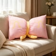 thumbnail image 6 of Bow Pillow Decorative Pillows Aesthetic Home Decor Soft Seat Cushions Cute Throw Pillow for Couch Bow Room Decor, 26.7inch, 6 of 6