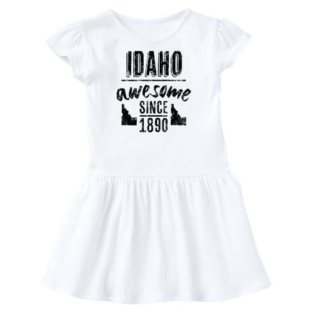 

Inktastic Idaho Awesome Since 1890 Gift Toddler Girl Dress