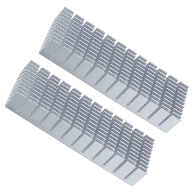 Módulo disipador de calor de placa base, 2 piezas Módulo disipador de calor de aluminio Disipador de calor de aluminio Características mejoradas