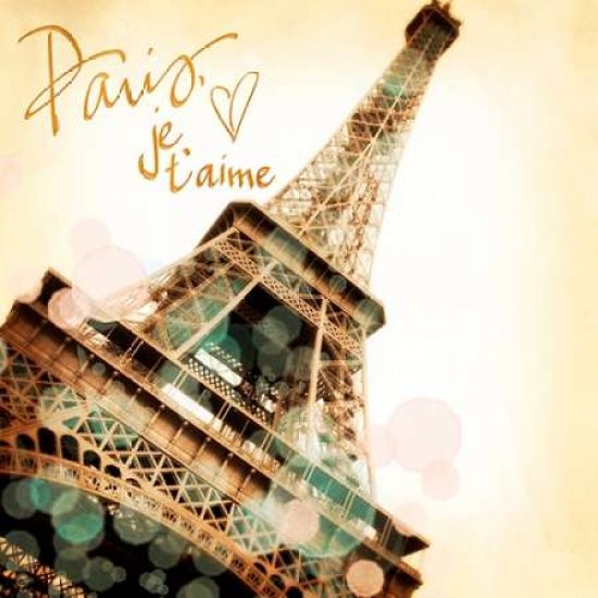 Paris Je taime Canvas Art - Emily Navas (24 x 24)