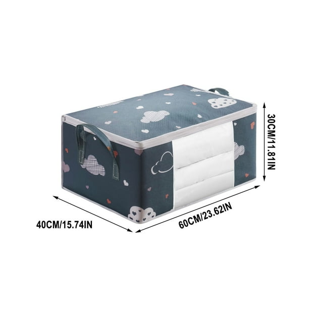 Xihbxyly Bolsa para Guardar Colchas, Gran Capacidad, Asas Resistentes para Transportarla Fácilmente, Organizador Versátil para El Hogar, Ropa de Cama, Toallas, Juguetes y Ropa, Construcción Duradera,
