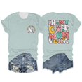 thumbnail image 4 of Cat Mama T-Shirts for Women in My Cat Mom Era Shirt Funny Graphic Tees (Mint Green XL), 4 of 4