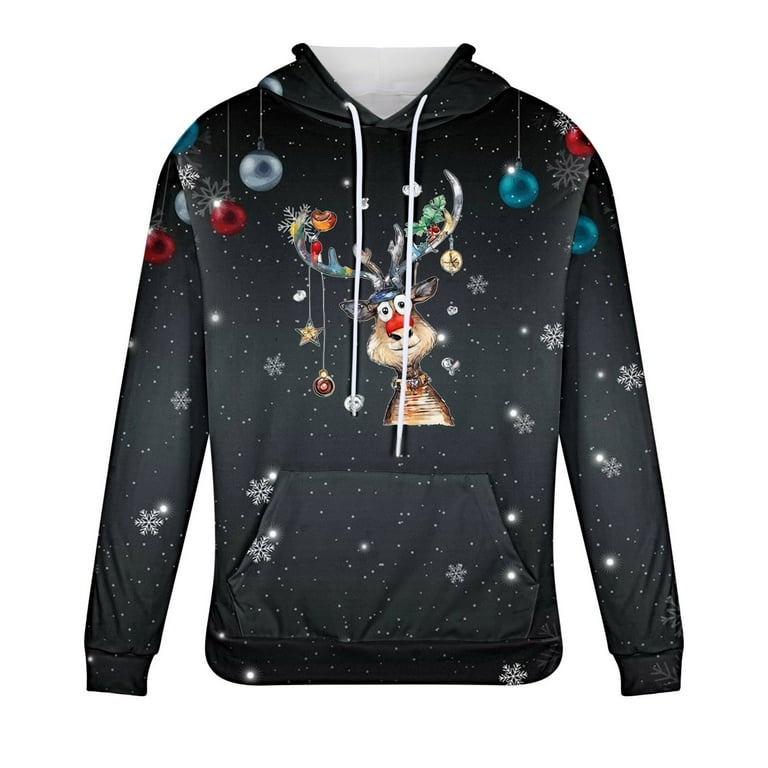 Big and top tall christmas hoodies