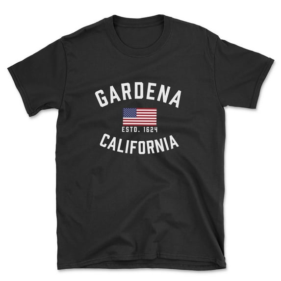 Gardena California Patriot Men's Cotton T-Shirt