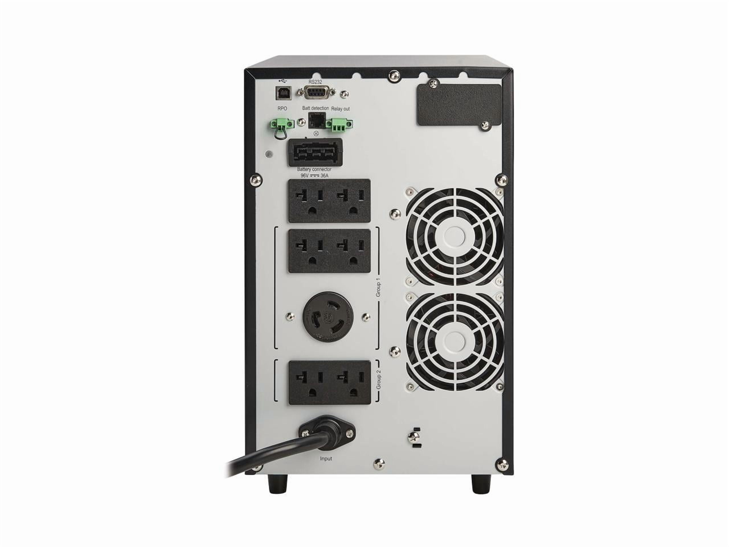 Tripp Lite series SmartOnline 1960VA 1770W 120V Double-Conversion UPS - 7 Outlets, Extended Run, Network Card Option, LCD, USB, DB9, Tower (SU2200XLCD)