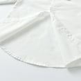 thumbnail image 4 of Sonducket Ceremonia de boda Evento Niños Camisa de manga larga Conjunto de pantalón general Fiesta Banquete Viajar Niños Tops Pantalones Kit conjuntos de ropa Gris 70cm, 4 of 6
