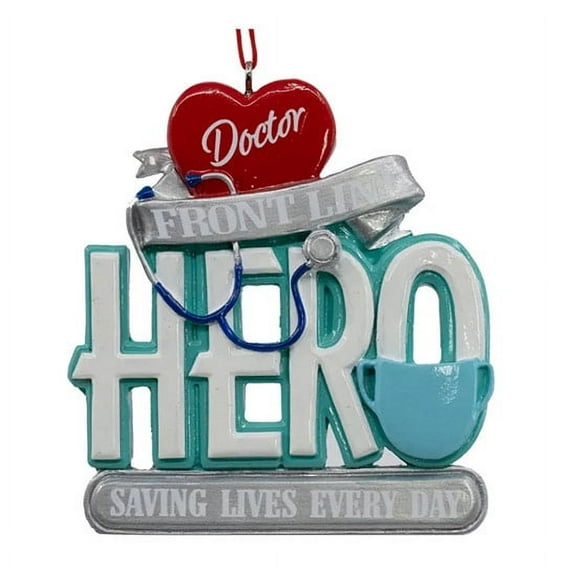 Doctor Front Line Hero Ornament