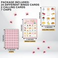 Tea Party Bridal Shower Bingo Game 24 Player Cards & Chips Tea