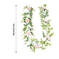 thumbnail image 2 of Arrangement Élégant de Roses avec Vignes Vertes et Champagne pour Mariage, Fête, Foyer, Maison, 2 of 6