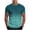 Mint Green, variant on Men's Summer Striped Shirts Crew Neck Short Sleeve Tropical Gradient Tee Shirt (M-3XL) Dressy Casual Trendy Outfits