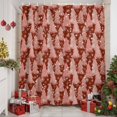 thumbnail image 2 of Red Christmas Shower Curtains for Bathroom, Tree Snowflakes Waterproof Fabric Shower Curtain for Bathroom Bathtub Decoration, Machine Washable, 72"x84", 2 of 9