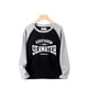 thumbnail image 1 of Gibobby Sudadera de cuello redondo de manga larga de algodónCamiseta de manga larga para niños de otoño e invierno CuHK, camiseta básica para niños con h(Negro, 6-7 Años), 1 of 4