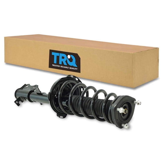 TRQ Rear Left Complete Strut & Coil Spring Assembly Drivers Side Fits Select 2008-2013 Toyota Highlander 2013-2015 Venza