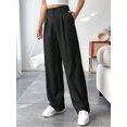 thumbnail image 4 of Women High Waisted Work Pants Business Casual Outfits Office Dress Pants Trousers with Pockets Black XL, 4 of 7