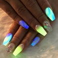 thumbnail image 4 of 1Box Glow In The Dark Nail Pigment Powder, Luminous Powder For Acrylic Tips, Halloween Party Luminous Pigment Powder, 4 of 5