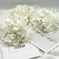 thumbnail image 4 of 10PCS Artificial Red Hydrangea Flowers Silk Hydrangea Heads with Stems for Home Wedding Party DIY Floral Decor (White), 4 of 14