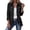 Black&08_0910, variant on Floral Embroidered Ruffle Jacket Women Peplum Lapel Open Front Cardigan Jacket for Women Double Breasted Vintage Western Boho Lightweight Casual Blazers for Women Office Outerwear White L