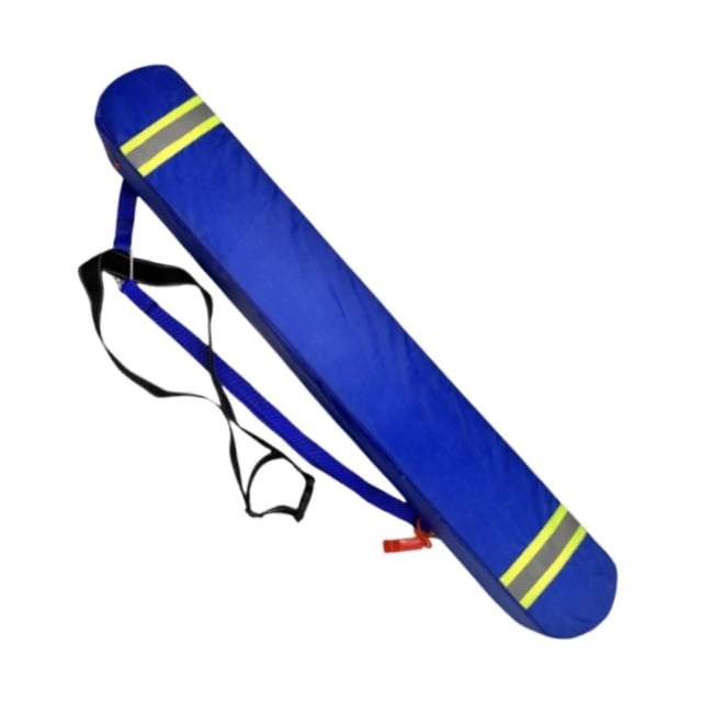 Colaxi Lifeguard Rescue Tube Reflective Strip Lifeguard Float for Docks Pool Diving blue