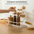 thumbnail image 2 of TFixol Seasoning Rack Spice Rack 2-Tier Spice Organizer for Countertop Cabinet Multifunctional Kitchen Storage Rack Shower Caddy Organizer for Bathroom Pantry Holder, 2 of 5
