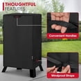 thumbnail image 5 of Electric Smoker Cover 40 Inch, Heavy Duty Waterproof Vertical BBQ Smoker Grill Cover for Masterbuilt, All Weather Resistant, 28" W x 22" D x 39" H, 5 of 8