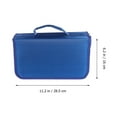 thumbnail image 3 of Miangastore Tissu Dvd Rangement Bleu Lot de 1 11.2x6.3x3.7in, 3 of 8