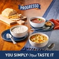thumbnail image 4 of Progresso Traditional Chicken Rice with Vegetables Canned Soup, 19 oz, 2 Pack, Ready to Eat Hearty Meal Soup, Shelf Stable Pantry Food with Bowl, 4 of 5