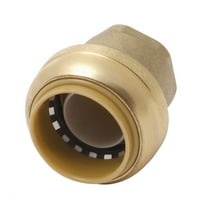 SharkBite 3/4 in. Push Brass End Stop