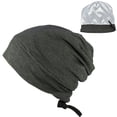 thumbnail image 2 of Bonnet de Nuit Slouchy Ajustable Doux avec Doublure en Satin, 2 of 4
