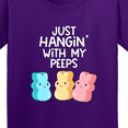 thumbnail image 4 of Inktastic Easter Hangin' with My Peeps Youth T-Shirt, 4 of 5