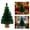 A, variant on Mini Christmas Tree for Home Decor,Artificial Modern Tabletop Xmas Tree Sculpture with Linen Burlap Base,Elegant Desktop Winter Holiday Party Supplies for Office,Fireplace,Kitchen,Living Room